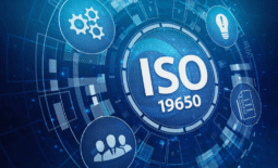 ISO 19650 e tecnologia digitale futuristica