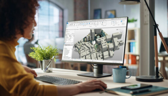 Confident Arab Businesswoman Working on Implementing Modern Busi